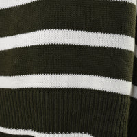 Knitted Striped Long Sleeve Top and Pants Co-ord Set