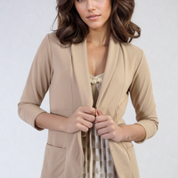 Open Front Cardigan with Front Pockets