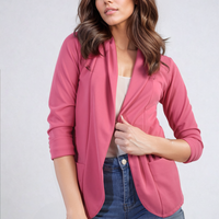 Open Front Cardigan with Front Pockets