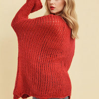 Chunky Long Sleeve Knitted Cardigan