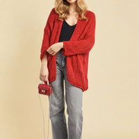 Chunky Long Sleeve Knitted Cardigan