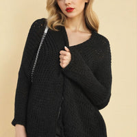Chunky Long Sleeve Knitted Cardigan