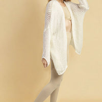 Chunky Long Sleeve Knitted Cardigan