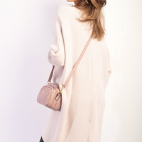 Turtle Neck Longline Knitted Jumper