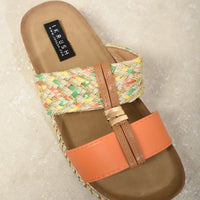 Strappy Slip On Platform Sandals