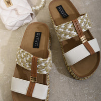 Strappy Slip On Platform Sandals