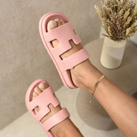 Cut Out Open Toe Strappy Sandals