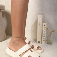 Cut Out Open Toe Strappy Sandals
