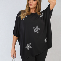 Floral Print Oversized Top