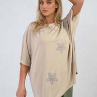 Floral Print Oversized Top