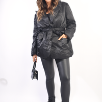 Oversized Belted Jacket