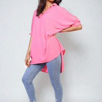 Balloon Sleeve Oversized Top