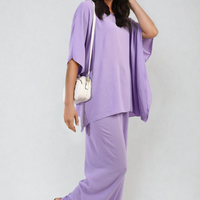 Drawstring Waist Wide Leg Trousers