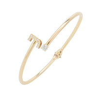Initial Bangle Gold J-0
