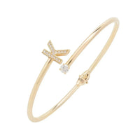 Initial Bangle Gold K-0