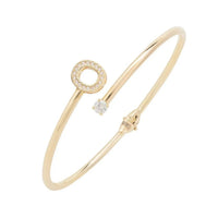 Initial Bangle Gold O-0
