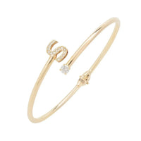 Initial Bangle Gold S-0