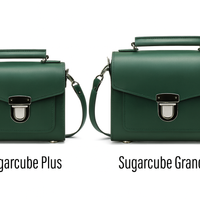 Handmade Leather Sugarcube Handbag - Ivy Green-2