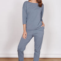 Faith Blue Loungewear Soft Touch Joggers-2