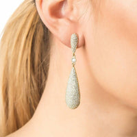 Latelita Long Drop Earrings Silver-2