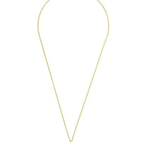 Gold-tone chain necklace with small pomegranate charm pendant