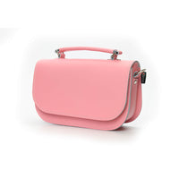 Aura Handmade Leather Bag - Pastel Pink-2
