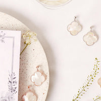 Antoinette Earrings White Mother Of Pearl Silver-3