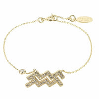 Zodiac Horoscope Star Sign Bracelet Aquarius-2