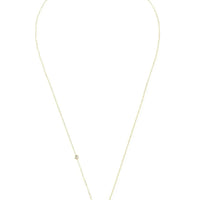 Gold chain pendant necklace with Libra scale charm