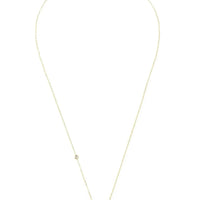 Gold zodiac pendant necklace with stylized Sagittarius symbol charm and chain
