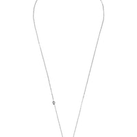 Silver-tone Taurus zodiac pendant necklace featuring ring pendant on long chain