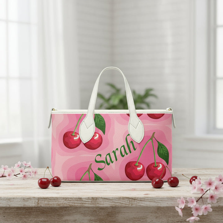 Personalized Cherry Print Handbags and Bags