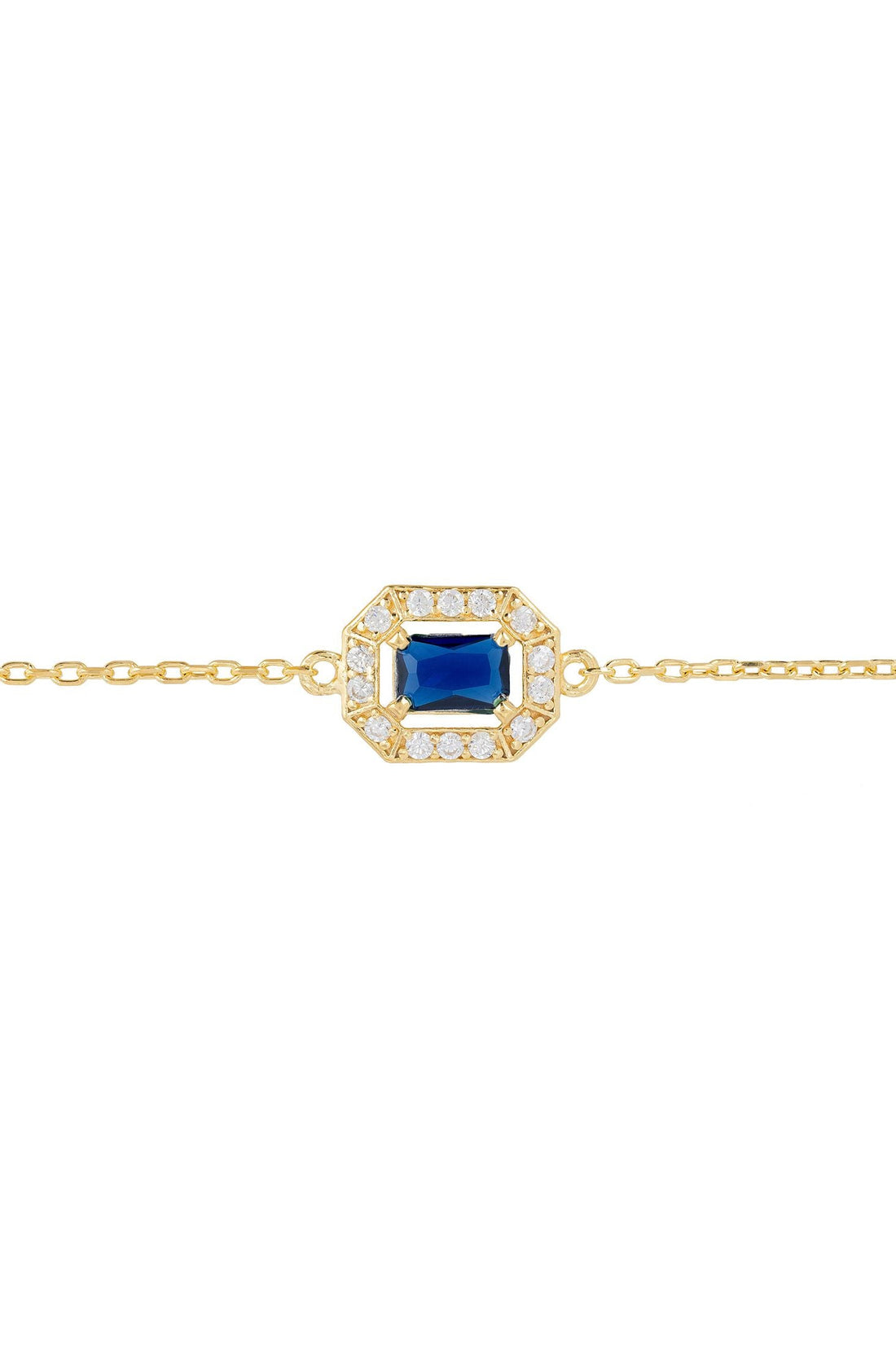 Whistledown Gemstone Bracelet Sapphire Gold-2