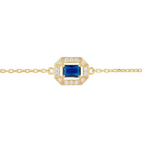 Whistledown Gemstone Bracelet Sapphire Gold-2