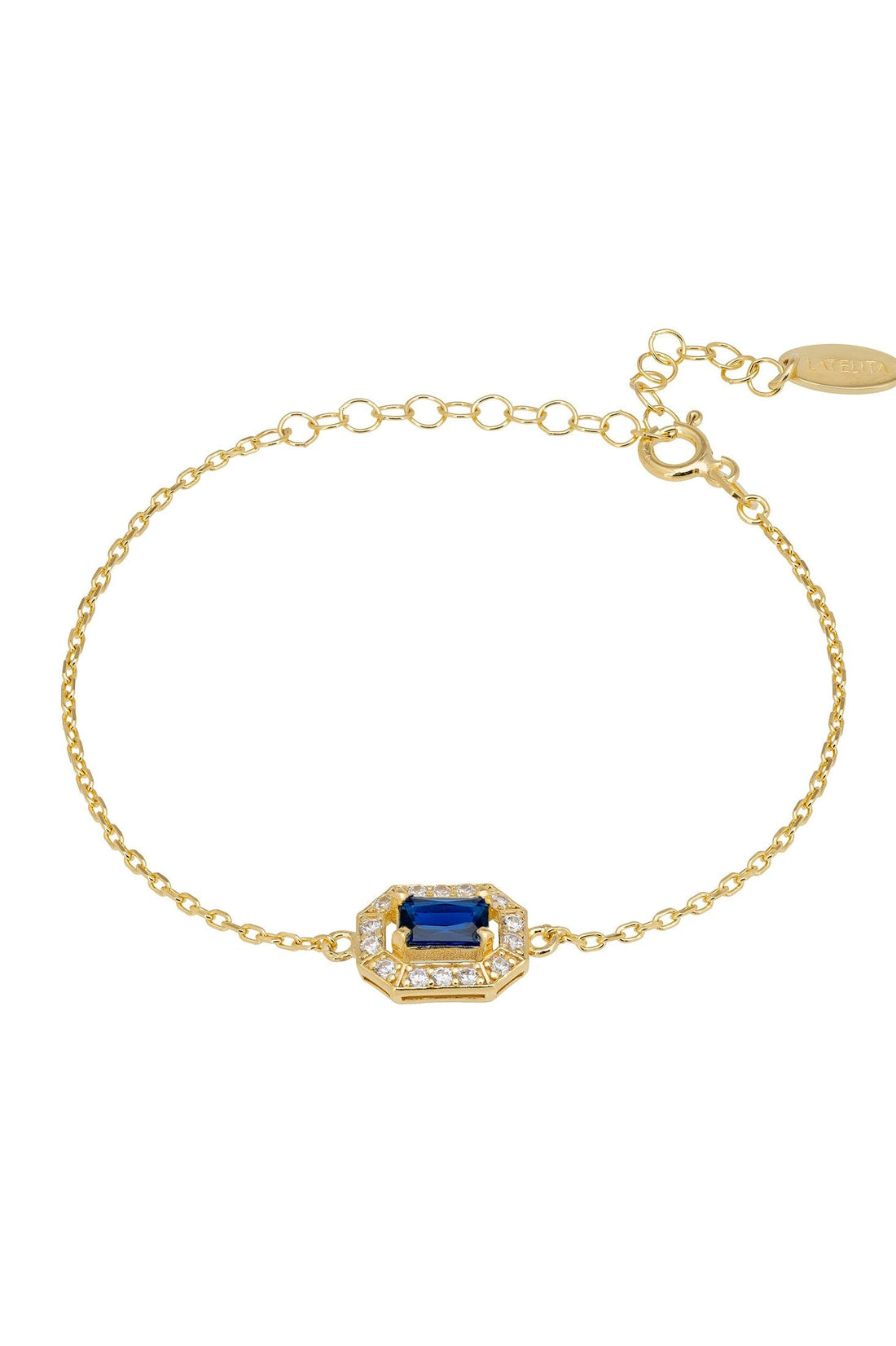 Whistledown Gemstone Bracelet Sapphire Gold-0