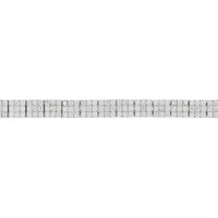Charleston Art Deco Silver Tennis Bracelet-2