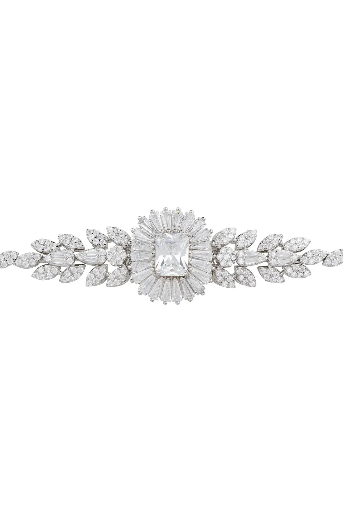 Countess Gemstone Bracelet Moissanite Silver-2
