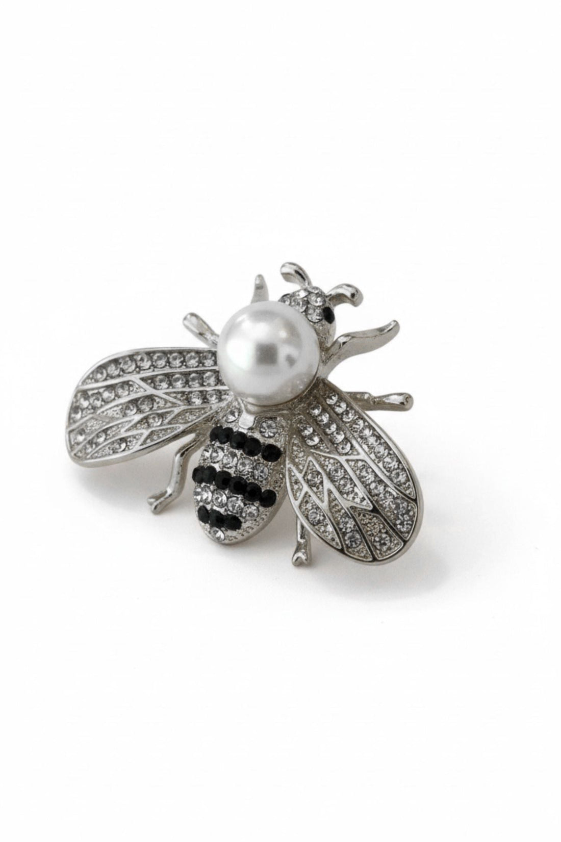 Bumble Bee Brooch Silver-0
