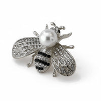 Bumble Bee Brooch Silver-0