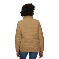 Camel Puffer Coat | Plain Camel Tan Classic Winter Jacket