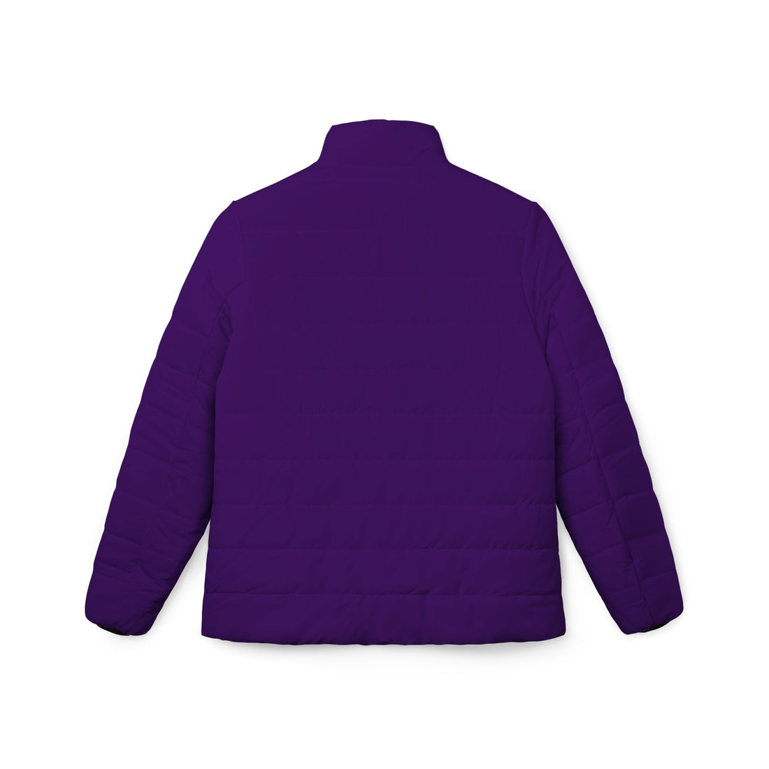 Puffer Coat Purple | Plain Vibrant Purple Quilted Winter Coat