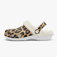 Leopard Print Clogs Unisex Funky Work Shoes