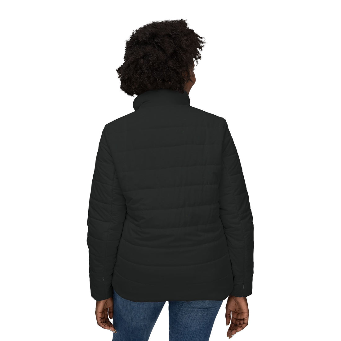 Puffer Coat Womens Black | Classic Plain Black Padded Jacket