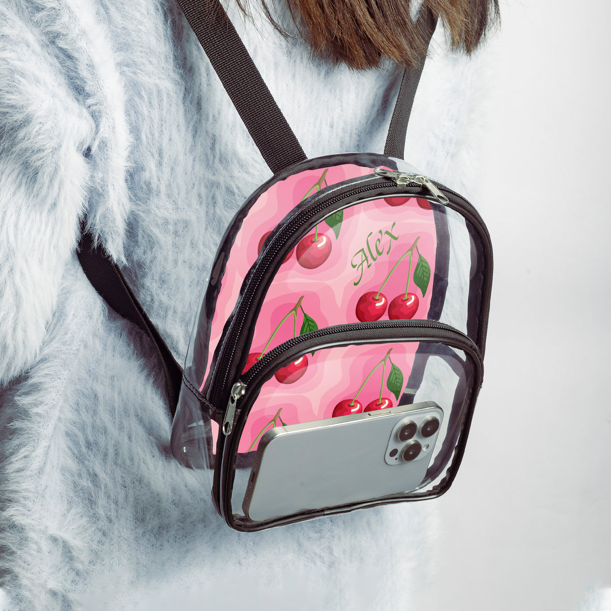 Clear Backpack with Name