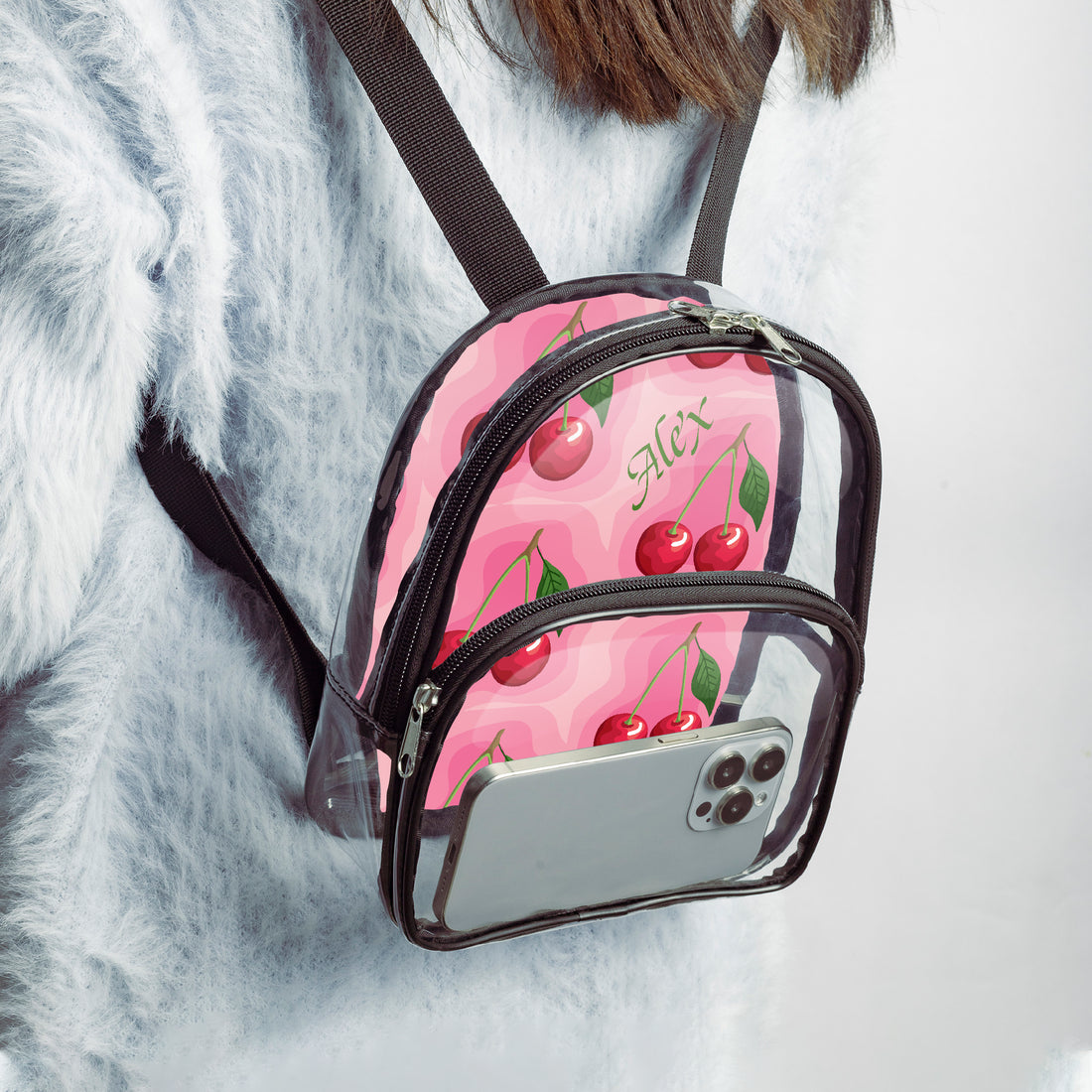 Clear Backpack with Name