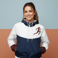 Athletics Windbreaker | Women's Cropped Pullover Hooded Jacket