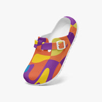 Women's Multi Colour Funky Print EVA Clogs
