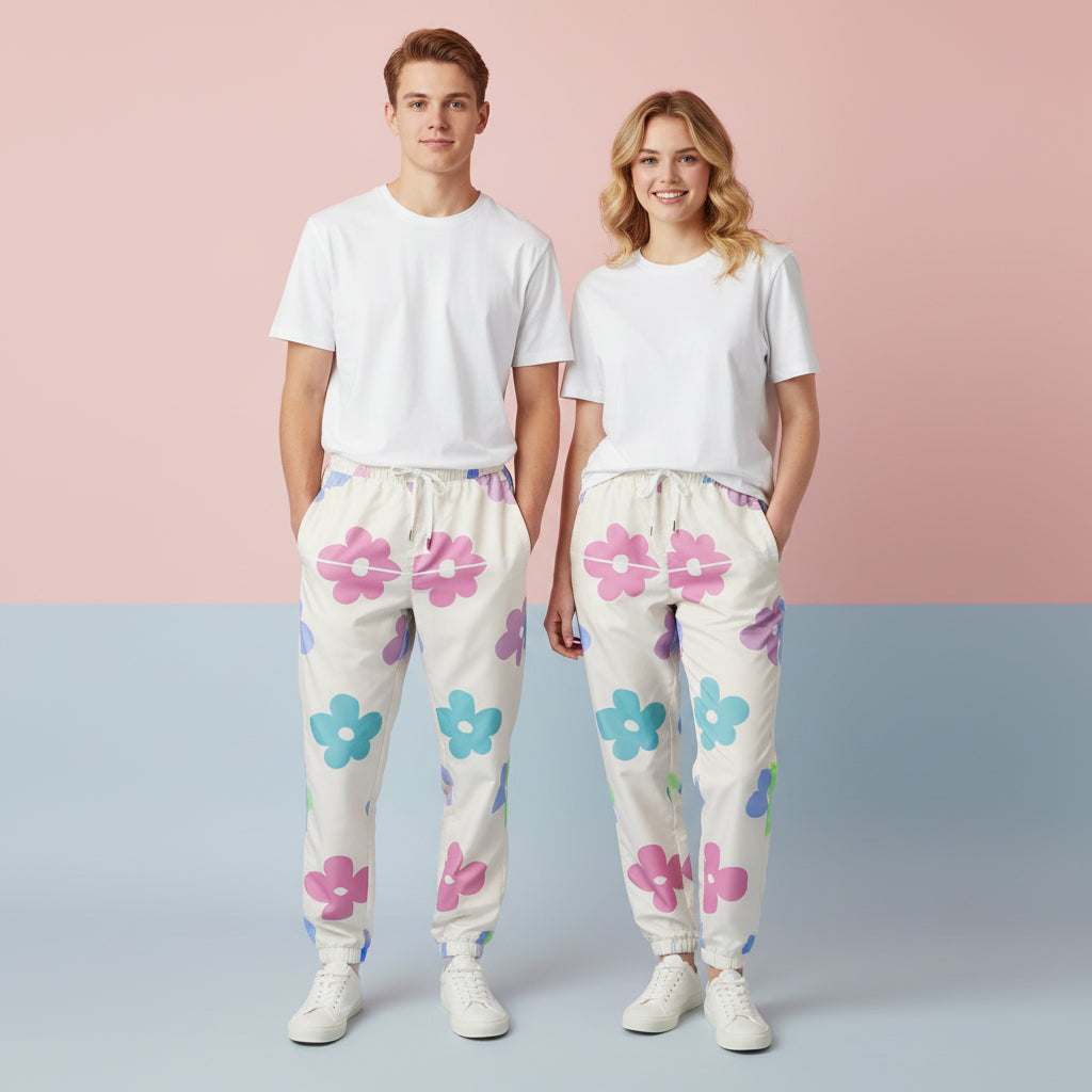 Tracksuit Floral | Unisex All-Over Print Streetwear Joggers