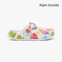Women's Multi Coloured Strawberry EVA Clogs