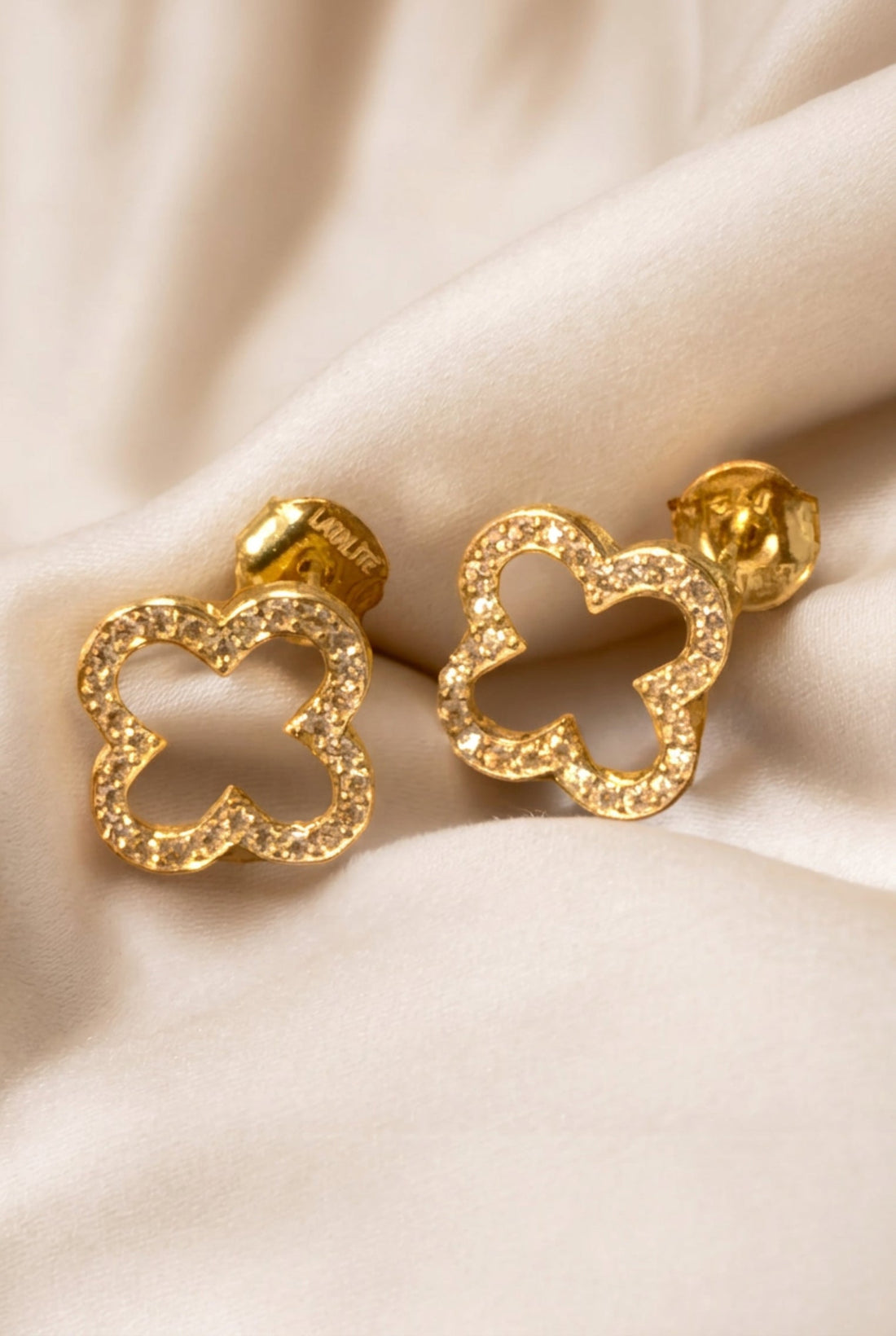 Open Clover Earrings-4